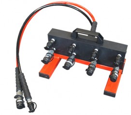 منیفولد فشار قوی 700 بار 4 پورته دارای کوئیک کوپلینگ مدل HTWM-Range ساخت هایفورس انگلستان