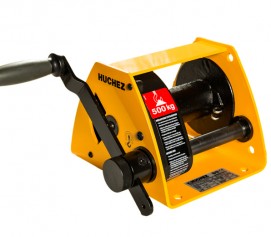 وینچ دستی کشنده افقی با ظرفیت 530 کیلوگرم مدل MANIBOX GR - 530 with painted frame  ساخت هوچز فرانسه